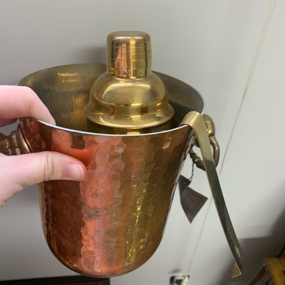 Copper Ice bucket set